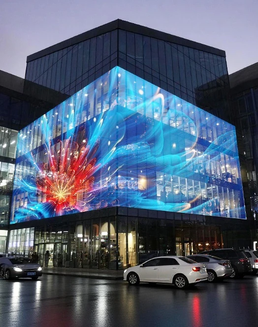 Outdoor Mesh Screen Display